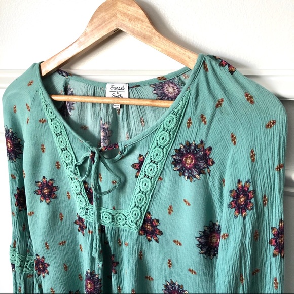 Pretty Floral Boho Top - Picture 3 of 5